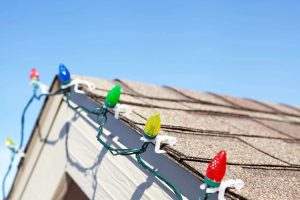 clipped christmas lights