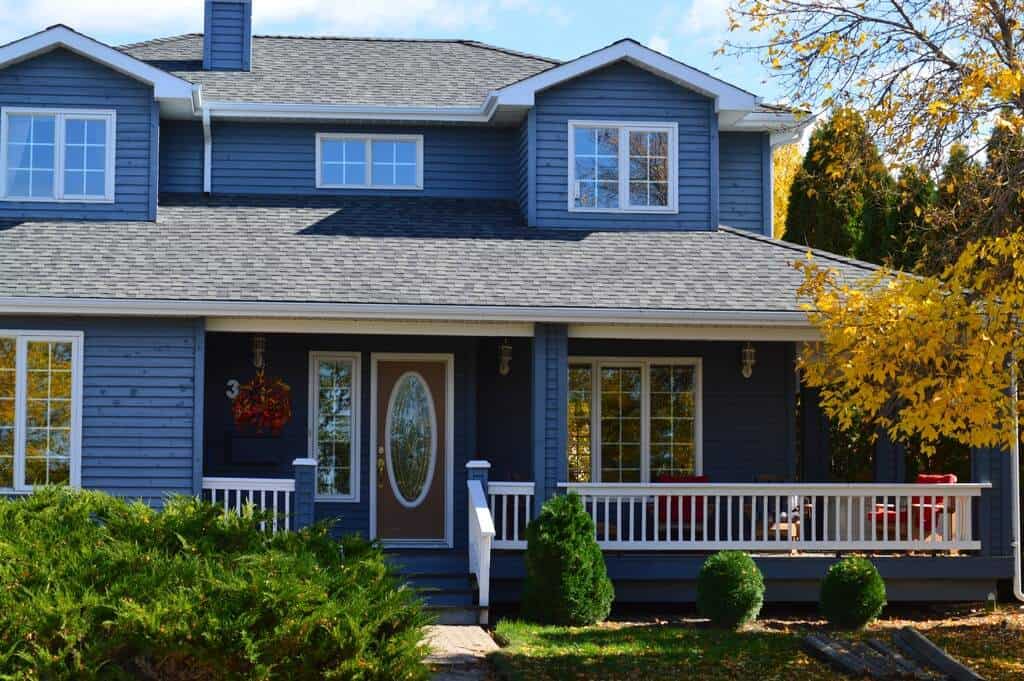 a home with a new roof