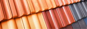 a fresh multicolored tile roof with a long lifespan ahead of it