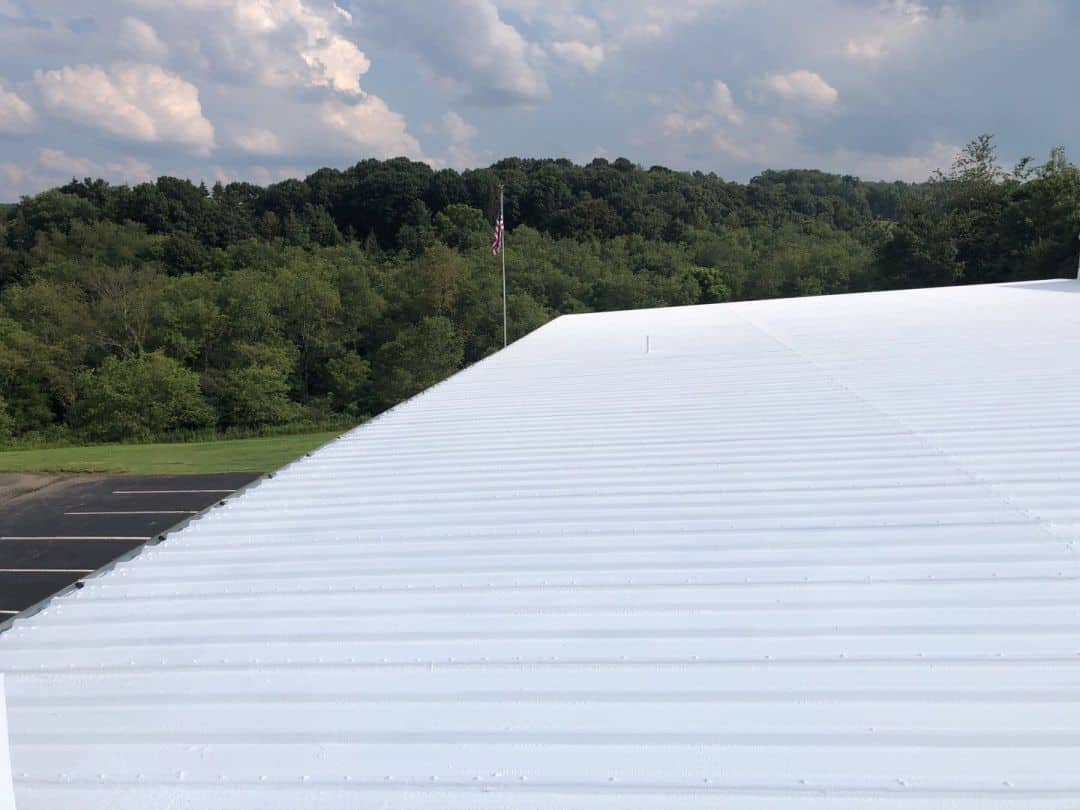 commercial roof coatings can restore metal roofs