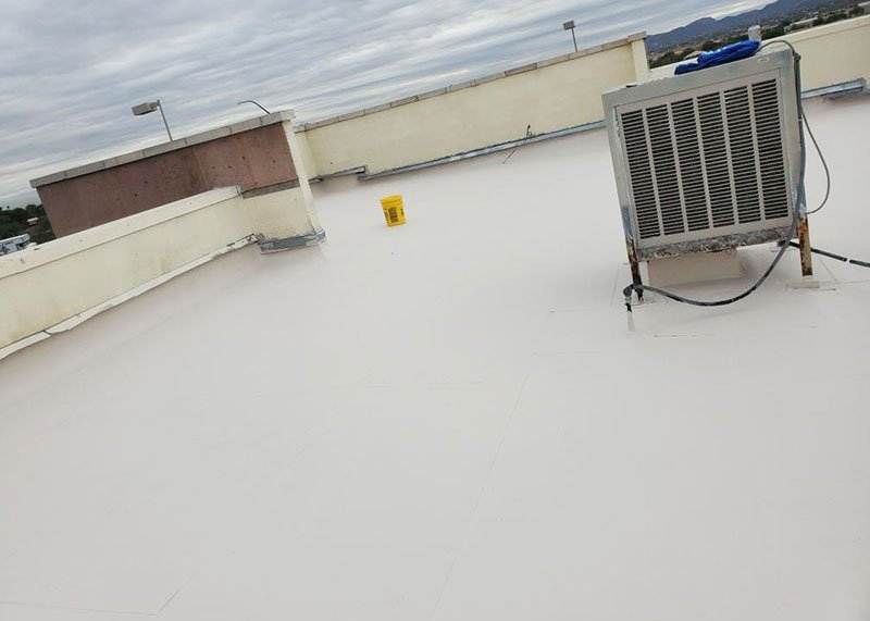 New commercial roof coating