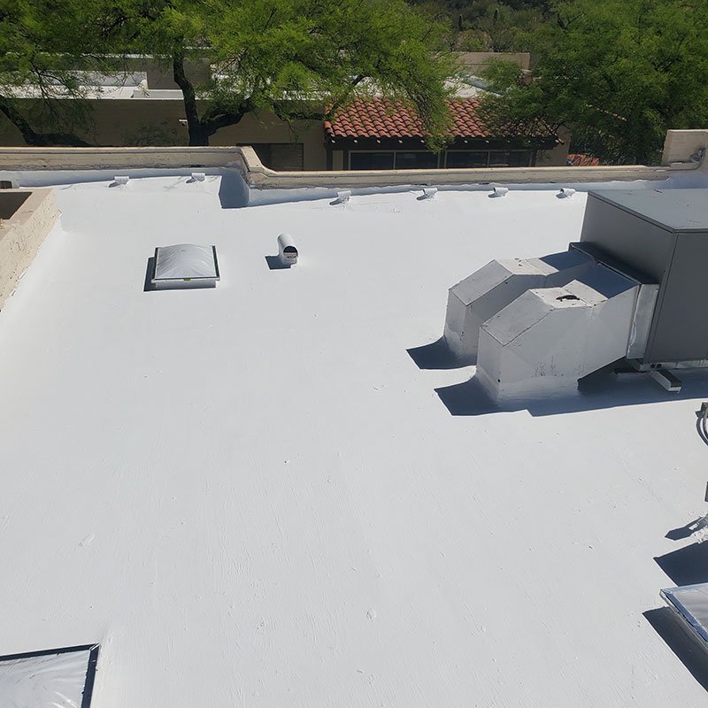 New commercial roof coating