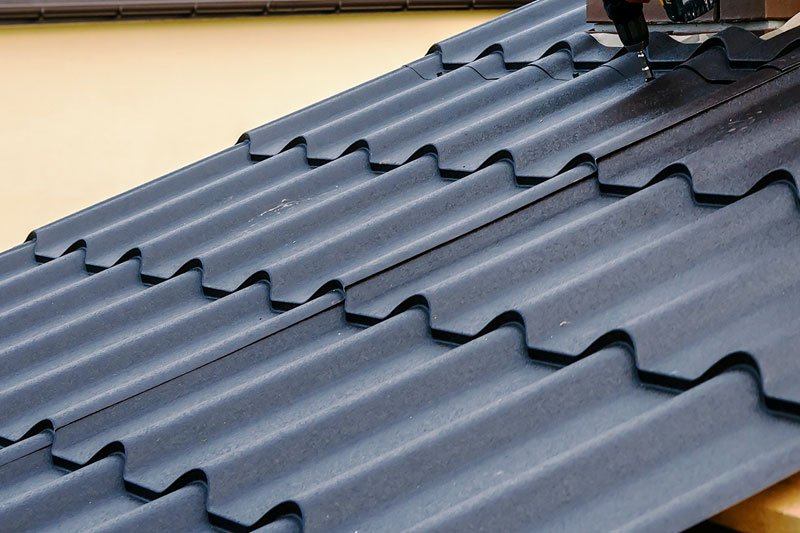 metal shingle roofing